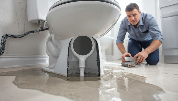 toilet leaking repair near me